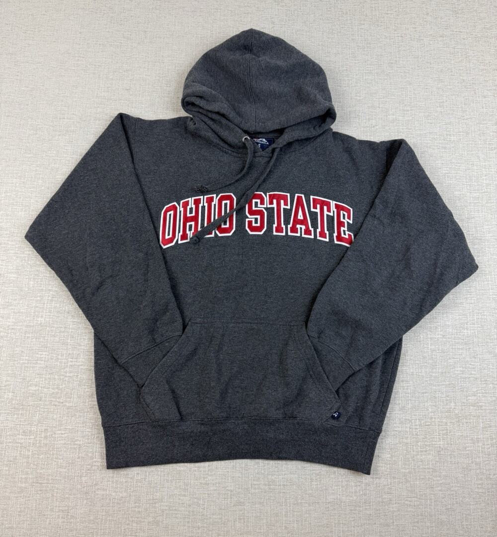 Ohio State Buckeyes J America Hoodie Adult Small Black Pullover Sweatshirt